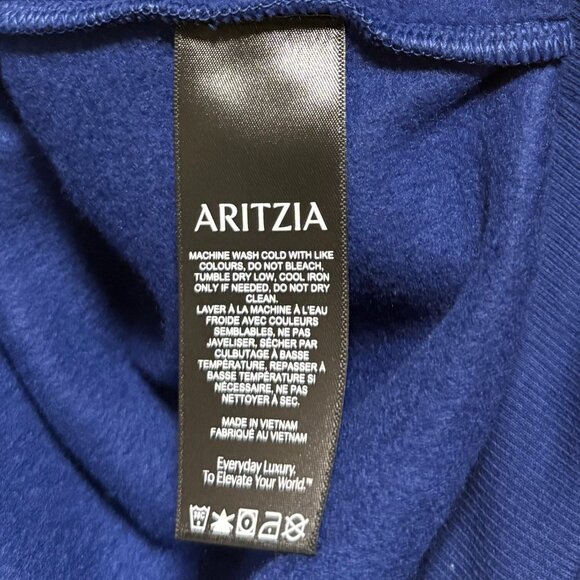 NWOT Aritzia Cozy Sweatfleece Perfect Crew Sweatshirt - Picture 8 of 9